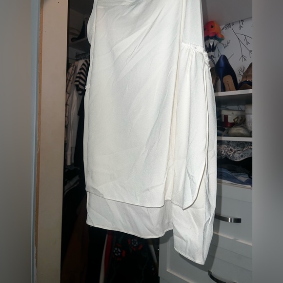 Helmut Lang cream silk tank- Large - Picture 2 of 7